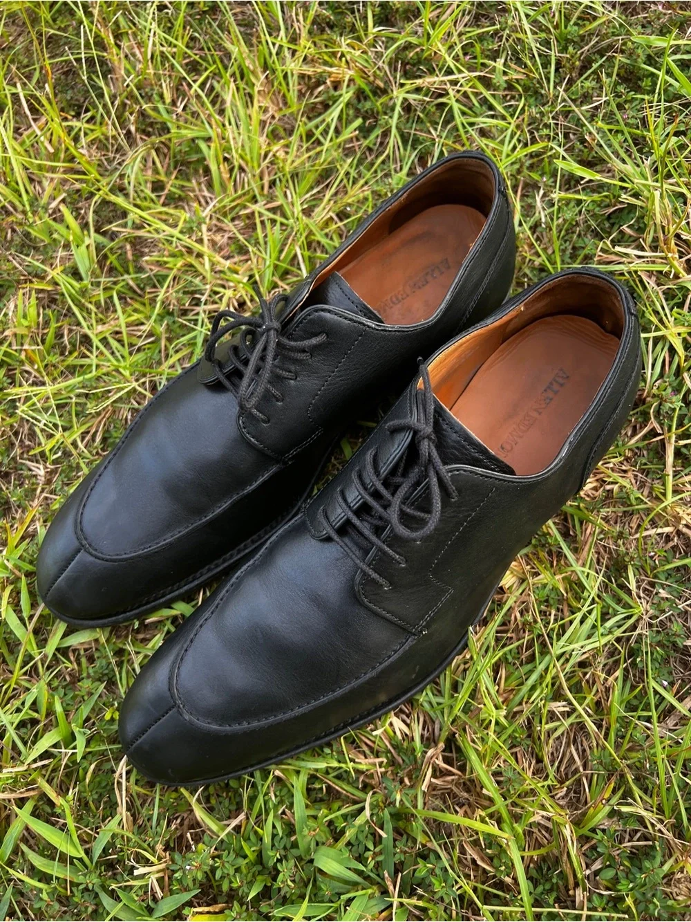 CLEAN Allen Edmonds size 11.5 Watson Derby Black Dress shoes
